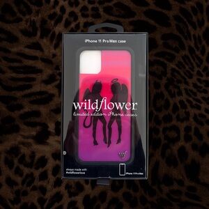 Wildflowers Angel + Devil Silhouette iPhone 11 Pro Max Case
